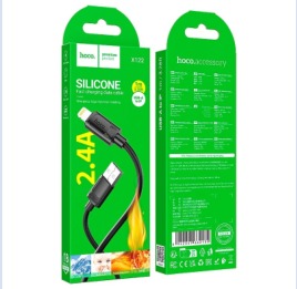 HOCO X122 Benefit silicone charging data cable iP (packaged)