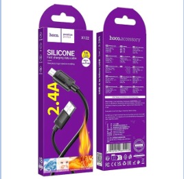 HOCO X122 Benefit silicone charging data cable Micro (packaged)