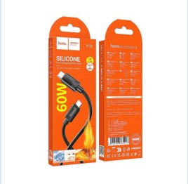HOCO X122 Benefit 60W silicone charging data cable C to C (packaged)