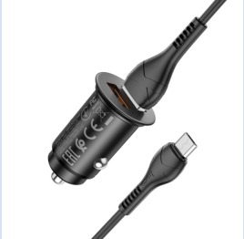 HOCO Z62 Energy single-port QC3.0 car charger set (Micro)