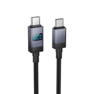 Hoco “X118 Generous 60W charging data cable with display C to C”