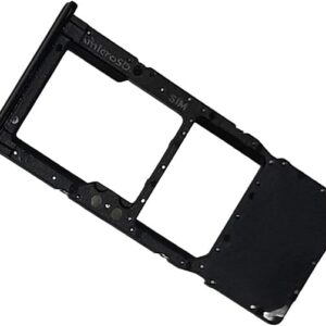Samsung Galaxy A51 Single SIM Card Tray Slot Replacement (Black)