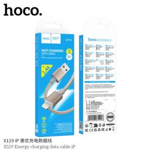 Hoco “X119 Energy charging data cable iP”