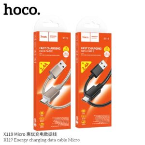 Hoco “X119 Energy charging data cable Micro”