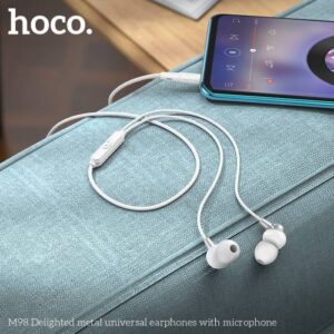 Hoco “M98 Delighted metal universal earphones with microphone”