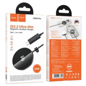 Hoco “CW63 Pro Fast” Qi2.2 25W Magnetic Wireless Charger