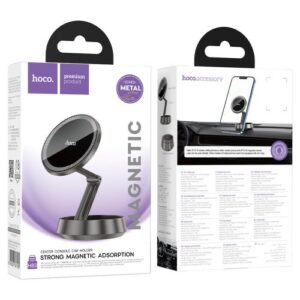 Hoco H83 Metal ring magnetic car holder(center console)