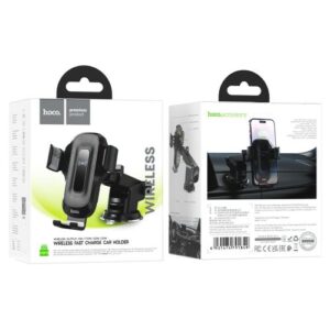 Hoco HW3 Wise automatic induction wireless fast charging car holder(center console)