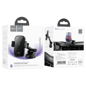 Hoco HW5 Journey wireless fast charging car holder(center console)