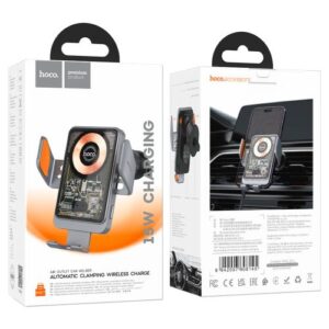 Hoco HW7 Transparent Discovery Edition wireless fast charging car holder(air outlet)