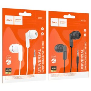 Hoco “M121 Bright” 3.5MM Wired universal earphones with microphone