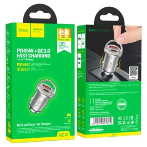 Hoco NZ10 Handy PD45W+QC3.0 car charger