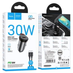 Hoco NZ16 Rigorous single port PD30W car charger set(C to C)