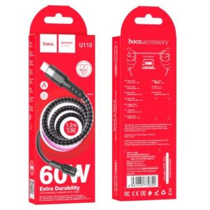 Hoco “U110 Type-C to Type-C 60W charging data cable”