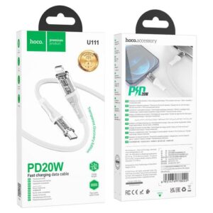 Hoco “U111 iP Transparent Discovery Edition PD charging data cable”