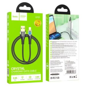 Hoco “U121 Gold standard Transparent Discovery Edition charging data cable iP”