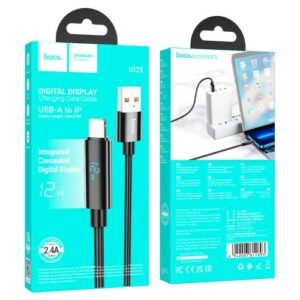Hoco “U125 Benefit charging data cable with display iP”