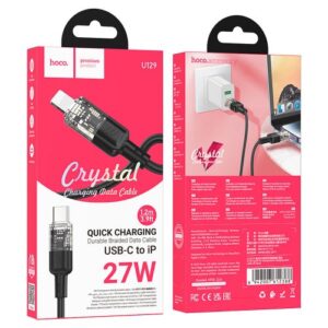 Hoco “U129 Spirit PD transparent charging data cable iP”