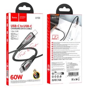 Hoco “U133 Monte 60W charging data cable Type-C to Type-C”