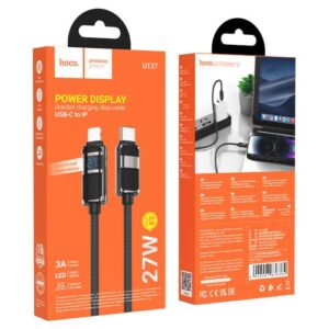 Hoco “U137 Line PD charging data cable with display iP”