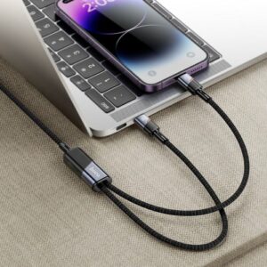 Hoco “U139 C to C+iP 100W fast charging data cable”