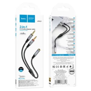 Hoco “UPA21” 3.5mm Female to 2 Male 3.5mm Audio Adapter