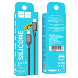 Hoco “X101 Assistant PD silicone charging data cable iP”