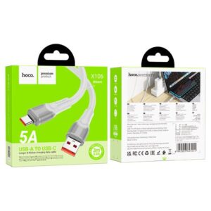 Hoco “X106 5A Big bull charging data cable Type-C(L=3M)”