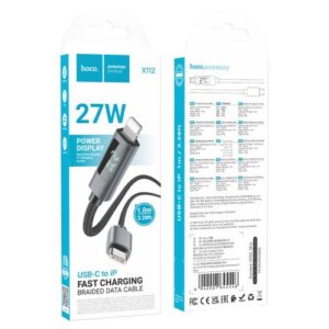 Hoco “X112 Favor PD charging data cable with display iP”