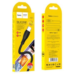 Hoco “X61 Ultimate silicone charging data cable for Type-C”