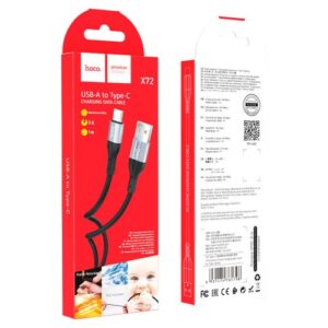 Hoco “X72 Creator silicone charging data cable for Type-C”