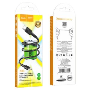 Hoco “X83 Type-C to Type-C Victory 60W charging data cable”