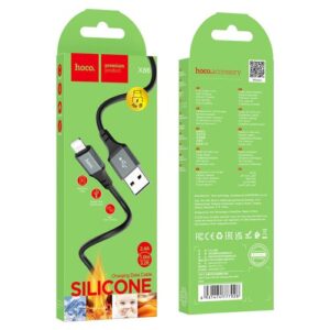 Hoco “X86 iP Spear silicone charging data cable”