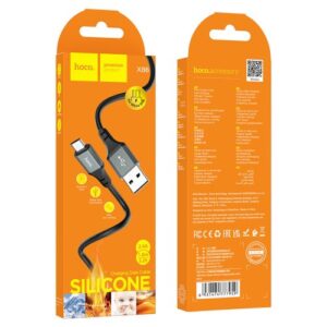 Hoco “X86 Micro Spear silicone charging data cable”
