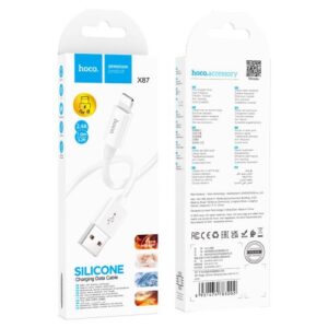 Hoco “X87 Magic silicone charging data cable for iP”