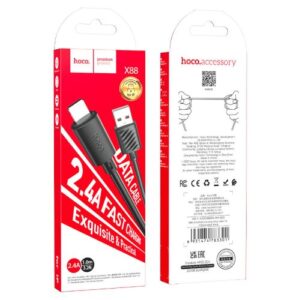Hoco “X88 Gratified charging data cable for iP(L=2M)”