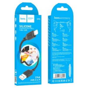 Hoco “X90 Cool silicone charging data cable for iP”