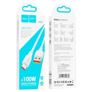 Hoco “X93 Force 100W fast charging data cable Type-C(L=1M)”