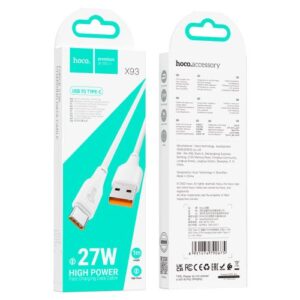 Hoco “X93 Force 27W charging data cable Type-C(L=1M)”