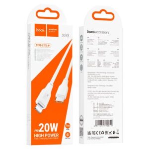 Hoco “X93 Force PD20W charging data cable iP(L=1M)”