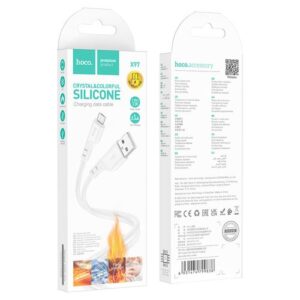 Hoco “X97 Crystal color silicone charging data cable Micro”