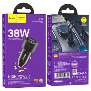 Hoco Z52 Spacious PD38W(1C1A) car charger