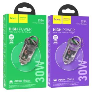 Hoco Z53A Vision PD30W+QC3.0 car charger