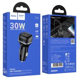 Hoco Z58 Rank single port PD30W car charger
