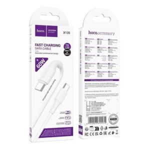 HOCO X120 Beneficio 60w charging data cable C to C(packaged) x120 C to C