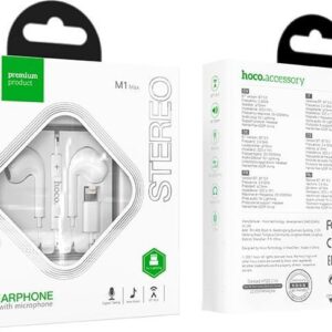 Hoco “M1 Max crystal earphones for iP with mic”