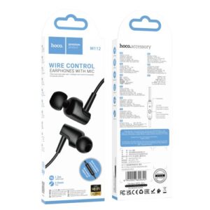 Hoco “M112 Story” 3.5MM Wired universal earphones with microphone